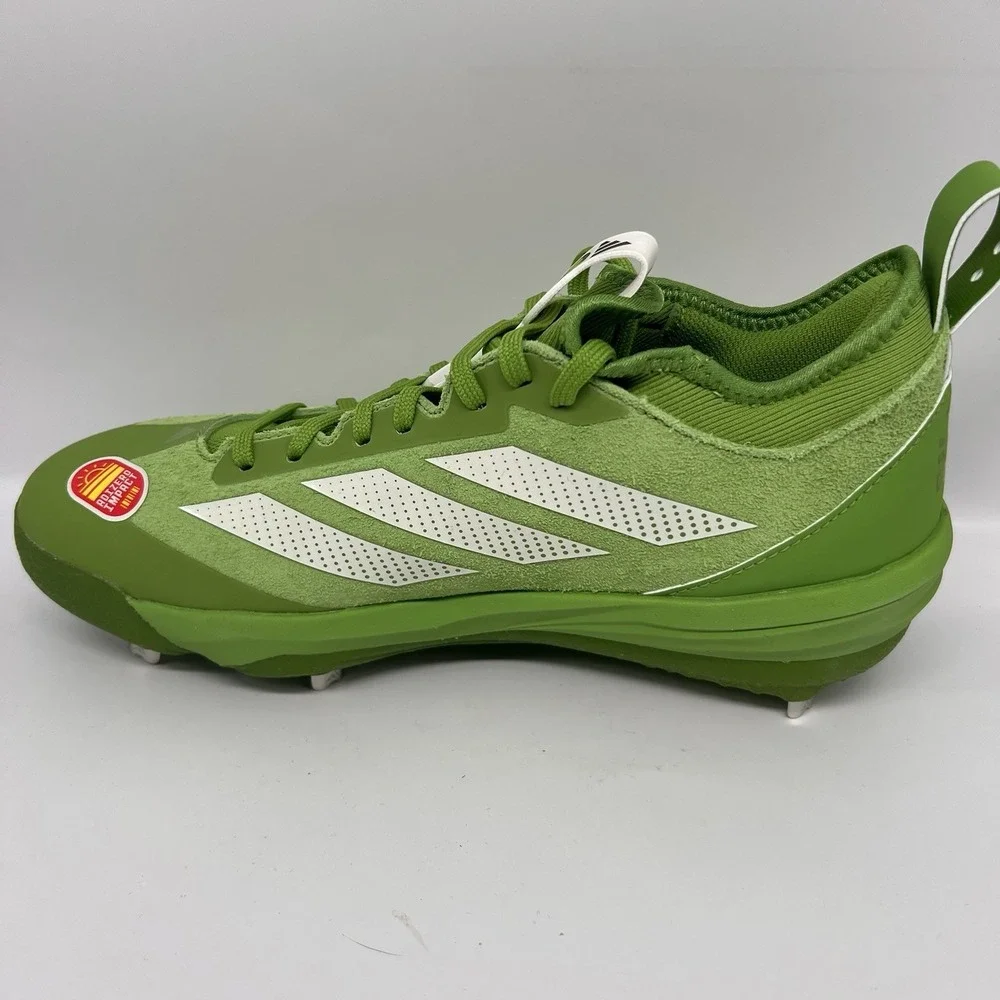 Adidas Adizero Impact Metal Cleats BSB SOMOS Baseball Rave Green JS2978 Mens 9